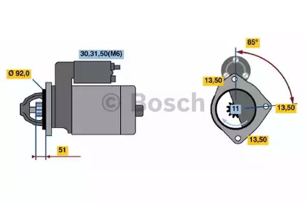 Стартер 0001372001 BOSCH