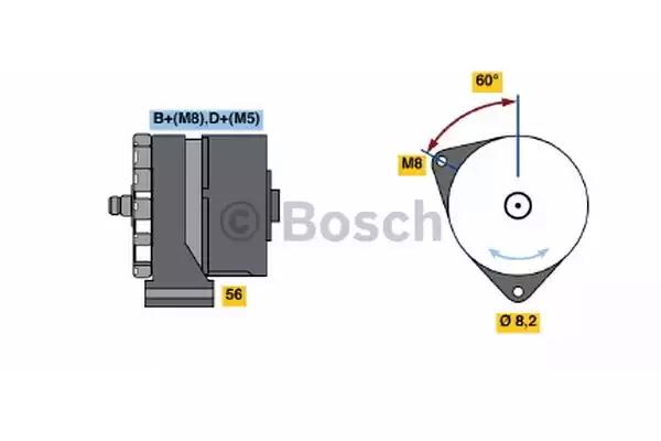 Генератор bosch 0120488144 0120488144 BOSCH