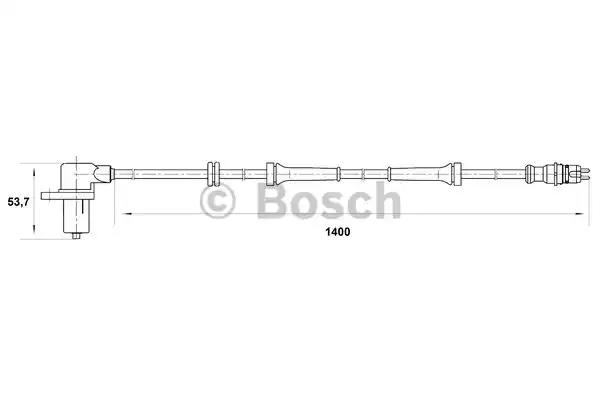 Датчик abs передний 0265006673 BOSCH