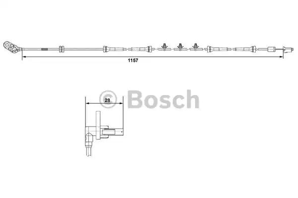 Aдатчик числа оборотів 0265007463 BOSCH