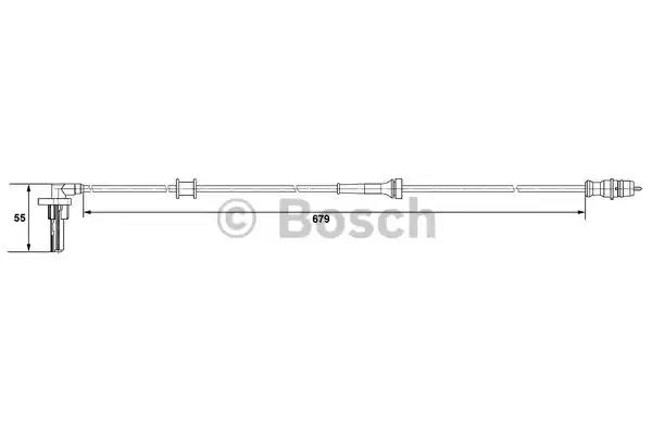 Aдатчик частоти обертання 0265007533 BOSCH