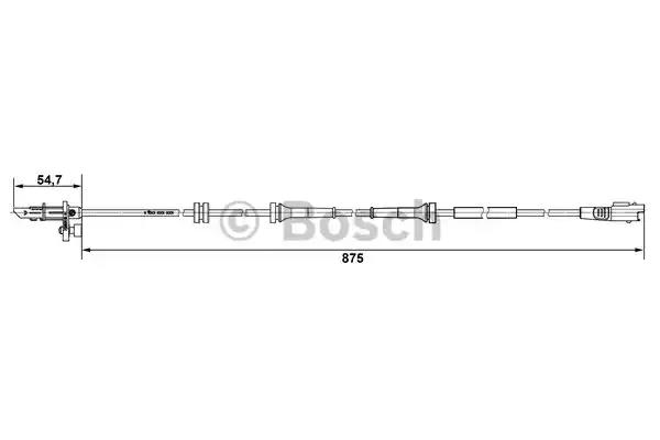 Датчик числа обертів вир-во bosch 0265007790 BOSCH