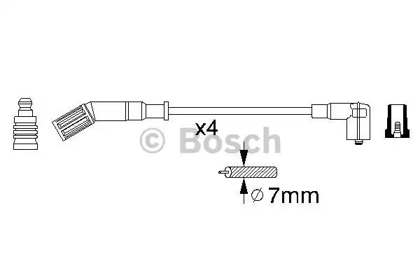 Комплект проводів високої напруги 0356912841 BOSCH
