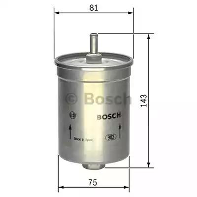 Топливный фильтр 0450905007 BOSCH