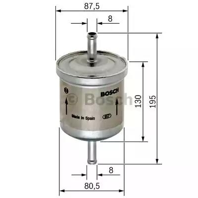 Топливный фильтр 0450905216 BOSCH