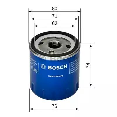 Bosch p3139 h=74mm фільтр масляний citroen 06 peugeot 205/309 11-16 [-] 0451103139 BOSCH