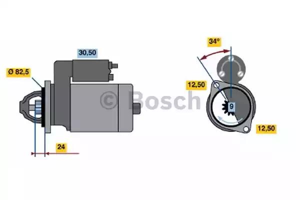 Стартер 0986010850 BOSCH