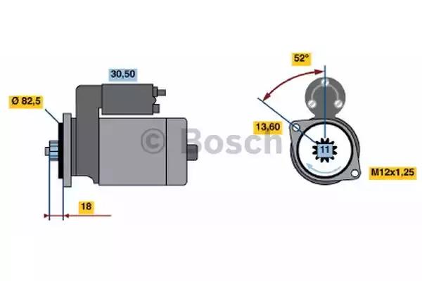 Стартер 0986015331 BOSCH