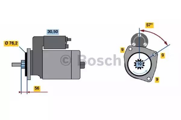 Стартер 0986016190 BOSCH