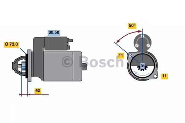 Стартер 0986017440 BOSCH