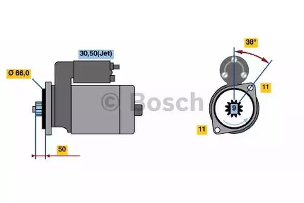 Стартер 0986017450 BOSCH