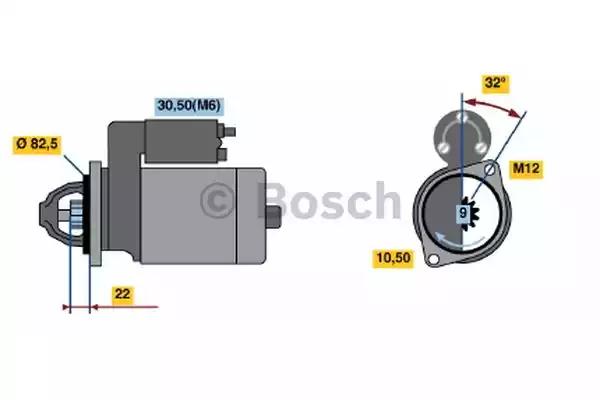 Стартер 0986017920 BOSCH