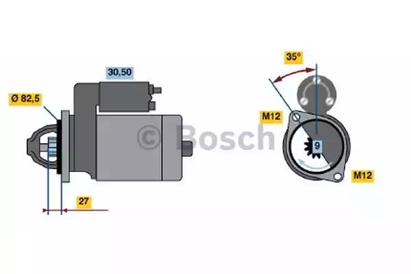 Стартер 0986018250 BOSCH