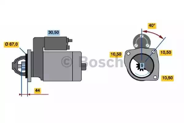 Стартер 0986019030 BOSCH