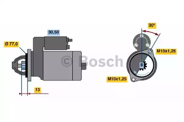 Стартер 0986020411 BOSCH