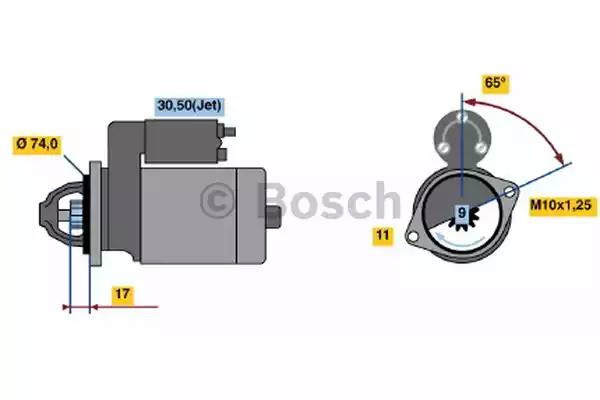 Стартер 0986021530 BOSCH