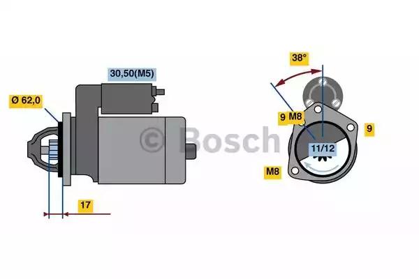 Стартер 0986022790 BOSCH