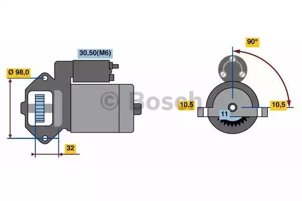 Стартер 0986023570 BOSCH