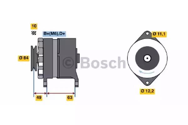 Генератор 0986033880 BOSCH