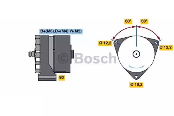 Генератор 0986034260 BOSCH
