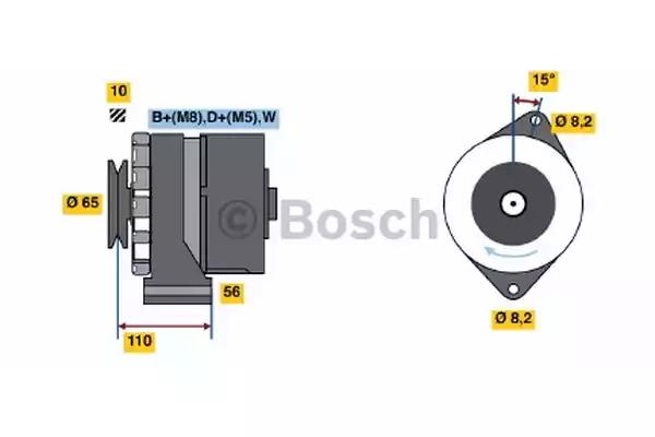 Генератор 0986034560 BOSCH
