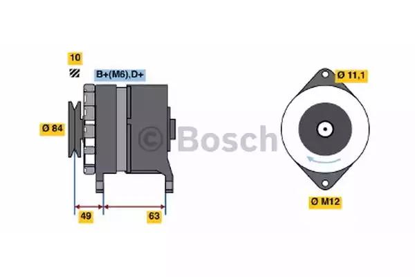 Генератор 0986035760 BOSCH