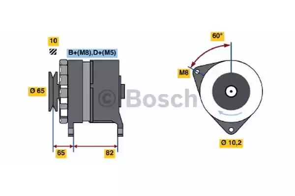 Генератор 0986036660 BOSCH