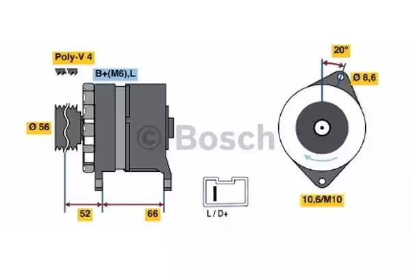 Генератор 0986036851 BOSCH