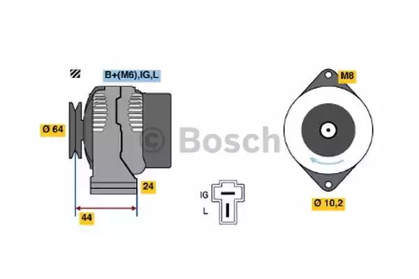 Генератор 0986037271 BOSCH