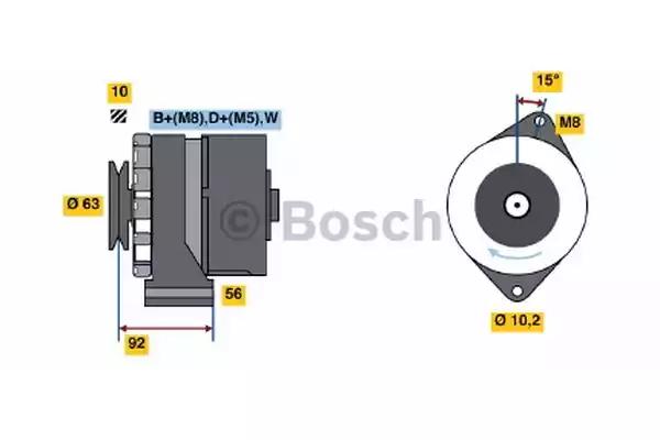 Генератор 0986039450 BOSCH