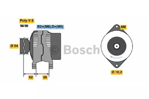 Генератор 0986042740 BOSCH
