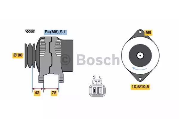 Генератор 0986045681 BOSCH
