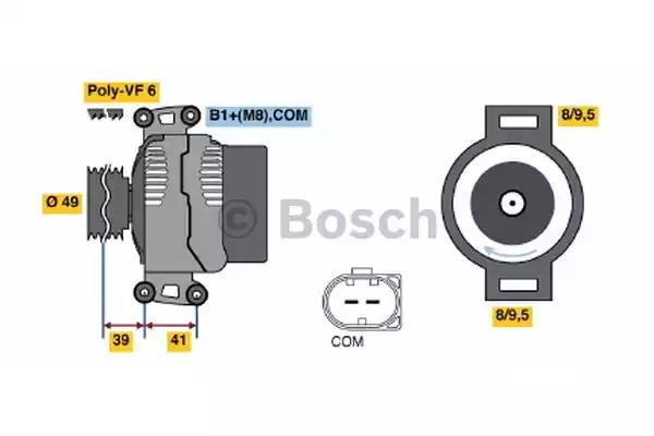 Генератор 0986046130 BOSCH