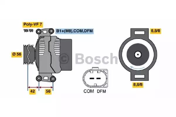Генератор 0986046300 BOSCH