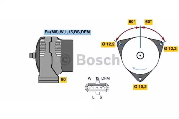 Генератор 0986047420 BOSCH