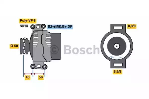 Генератор 0986047660 BOSCH