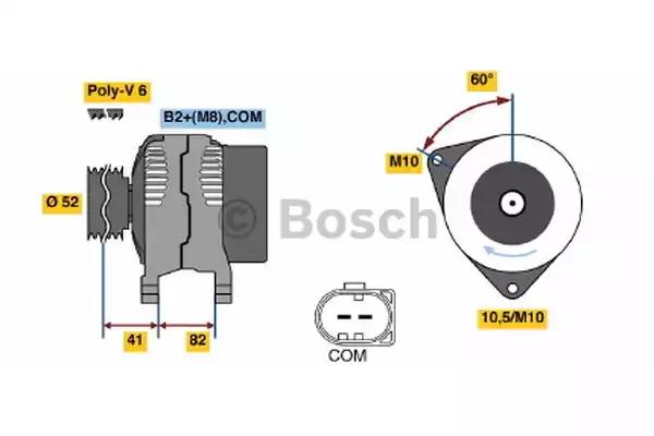 Генератор 0986048090 BOSCH