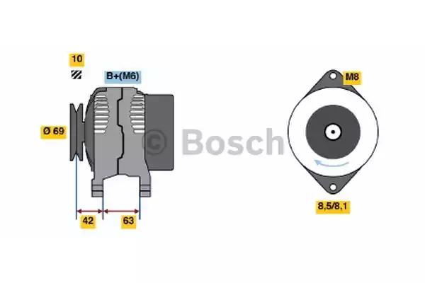 Генератор 0986049051 BOSCH