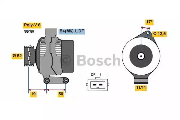 Генератор 0986080230 BOSCH