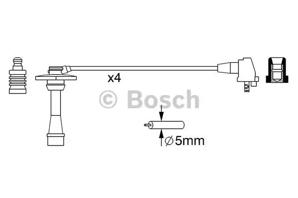Bosch дроти вв corolla 1.4 -2000 0986357259 BOSCH