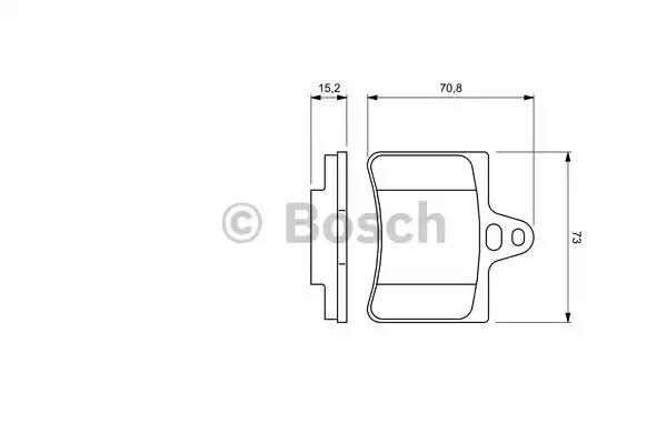 Тормозные колодки 0986424580 BOSCH
