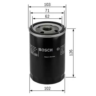 Фильтр масляный bosch 0986452066 BOSCH