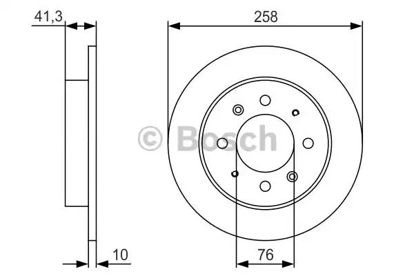 Диск гальмівний pr2 - заміна на 0986479462 0986479S57 BOSCH