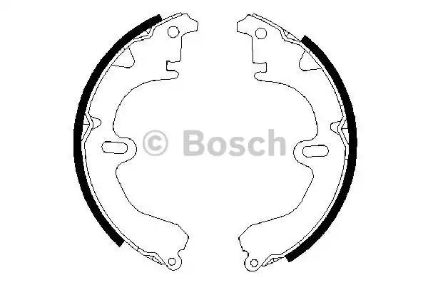 Bosch щоки гальмівні задн. toyota corolla/carinaii/camry 0986487203 BOSCH