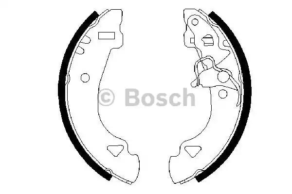 Bosch щоки гальмівні pandauno 93- 185x30 0986487331 BOSCH