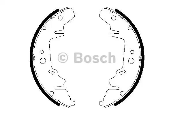 Комплект тормозных колодок 0986487659 BOSCH