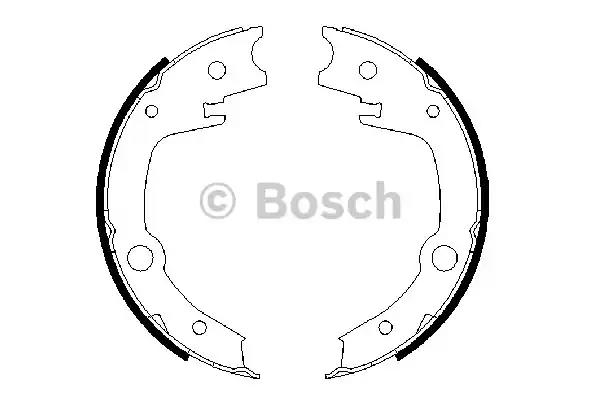Гальмівна колодка 0986487679 BOSCH
