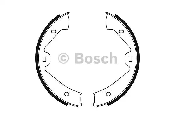 Гальмівні колодки барабанні 0986487755 BOSCH