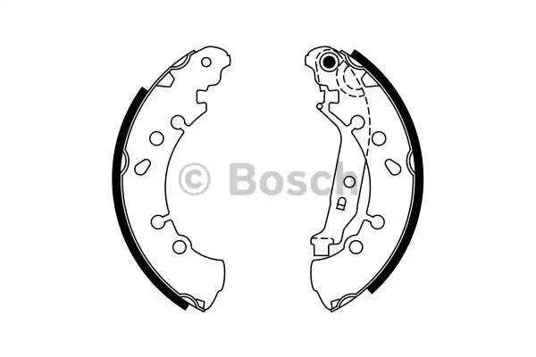 Колодки гальмівні барабанні 0986487759 BOSCH