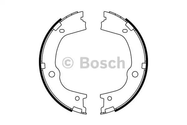 Гальмівні колодки барабанні 0986487776 BOSCH